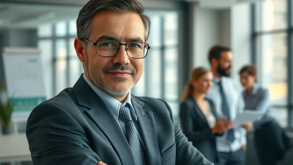 Corporate executive managing stable business operations during commercial fraud litigation