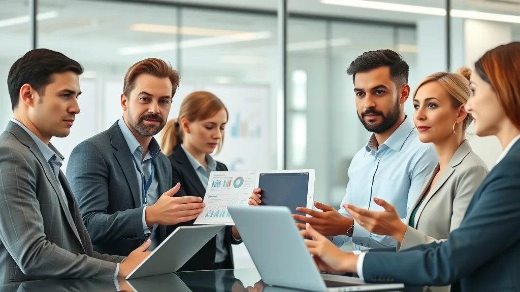 Business protection in litigation: team collaborating on strategies to maintain business stability during disputes